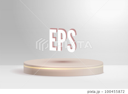 Abstract realistic cylinder pedestal podium vector illustration Abstract realistic cylinder pedestal podium vector illustration 100455872