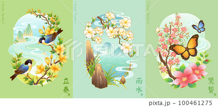 Spring season in 24 solar terms 100461275