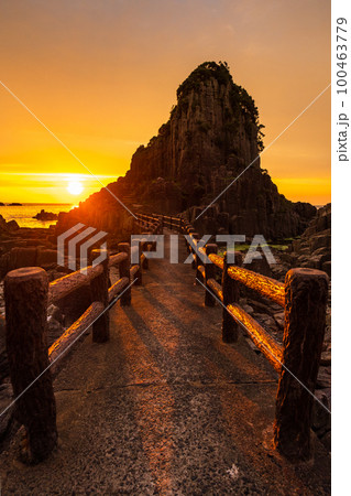 鉾島（夕景） 100463779