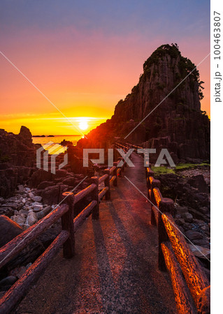 鉾島（夕景） 100463807