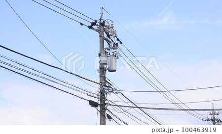 電柱 電柱 100463919
