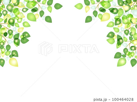 ノーマル版新緑キラキラの葉っぱアーチフレーム ノーマル版新緑キラキラの葉っぱアーチフレーム 100464028