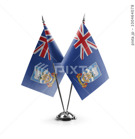 Small national flags of the Falkland Islands on a white background Small national flags of the Falkland Islands on a white background 100464078
