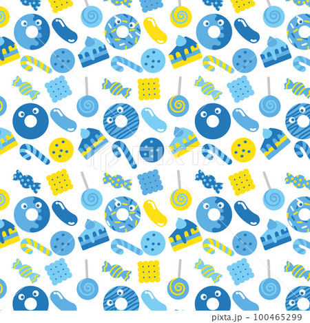 お菓子 シームレスパターン 夏 お菓子 シームレスパターン 夏 100465299