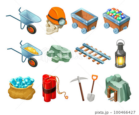Mining Game Isometric Elements Collection 100466427