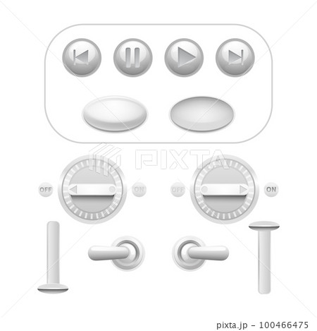 Button Set White 100466475