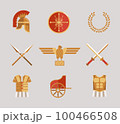 Set of ancient warrior accessories 100466508