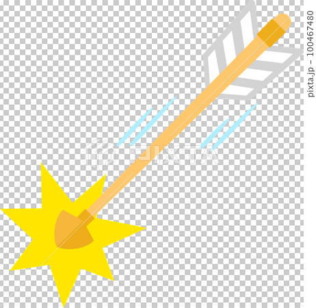 ヒットする矢 100467480