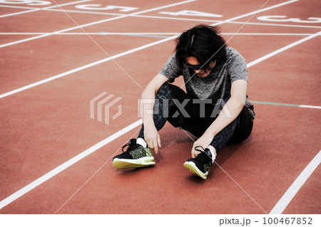 アスリート 陸上競技 トラック アスリート 陸上競技 トラック 100467852