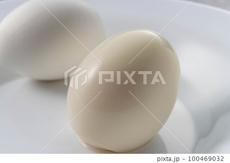 ゆで卵と卵 100469032