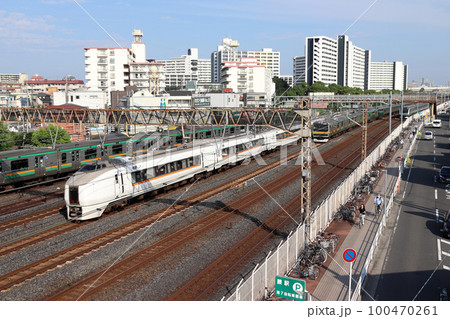 高崎線特急スワローあかぎ号：651系電車 100470261