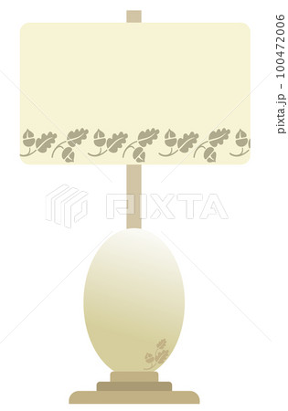 葉文様入りの淡いベージュの照明 葉文様入りの淡いベージュの照明 100472006