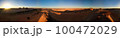360 degrees aerial Panoramic view to Daleyala and Boukkou lake group of Ounianga Serir lakes at the Ennedi, Chad 100472029