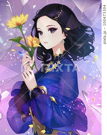 Anime Girls Character Kit Manga Japanese Stock Vector (Royalty Free)  1836295981