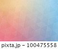幾何学模様グラデーション背景 100475558