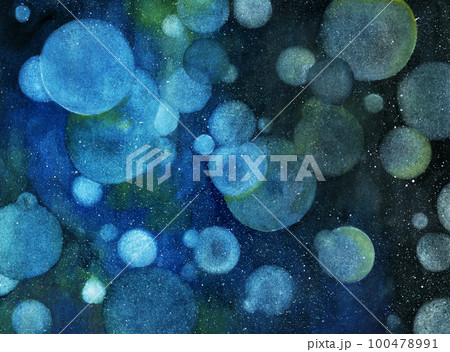Abstract bokeh color painting texture background. Watercolor background. 100478991