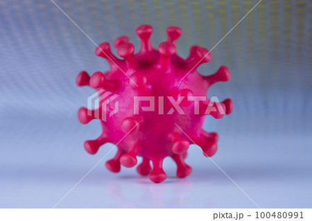 Virus cells, epidemic coronavirus background Virus cells, epidemic coronavirus background 100480991