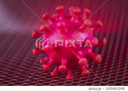 Virus close up, coronavirus concept 100482046