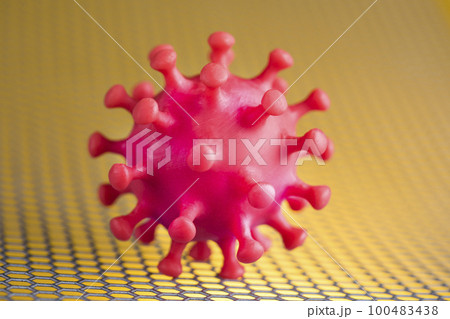 Virus close up, coronavirus concept Virus close up, coronavirus concept 100483438