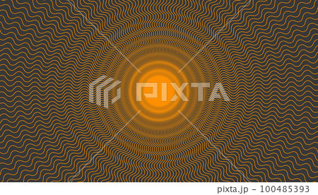 Ramen round vector pattern, yellow noodle, italian pasta 100485393