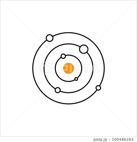Solar system minimal logo Solar system minimal logo 100486263