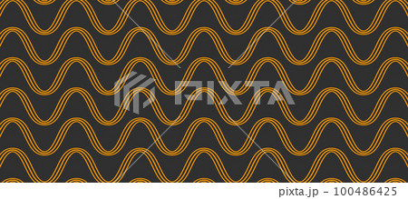 Pasta pattern, wavy lines, waves of spaghetti 100486425