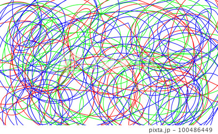 Confusing background, complex pattern, doodle backdrop 100486449