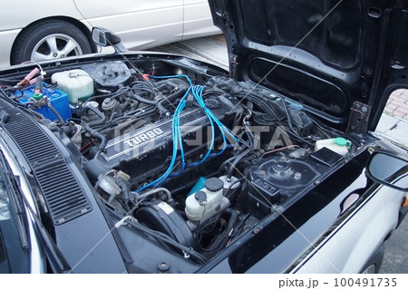 S130フェアレディZのエンジンルームの写真素材 [100491735] - PIXTA