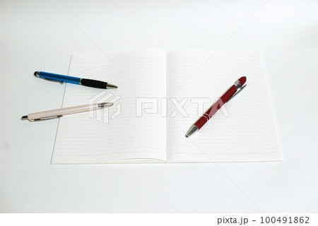 ペンとノート 100491862