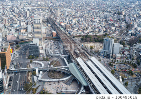 【岐阜駅】岐阜市の街並みと鉄道風景 【岐阜駅】岐阜市の街並みと鉄道風景 100495018