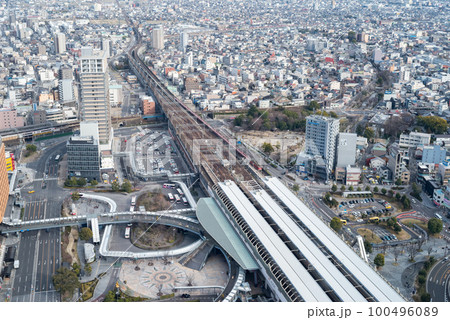 【岐阜駅】岐阜市の街並みと鉄道風景 【岐阜駅】岐阜市の街並みと鉄道風景 100496089