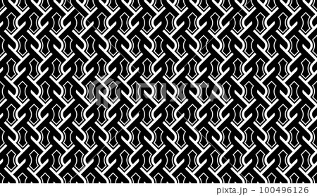 金網 フェンスパターン シームレス ベクターイラスト 100496126