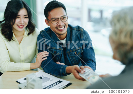 The bank's credit officer released the loan after a male business owner entered into an insurance contract using the mortgaged home property. 100501079