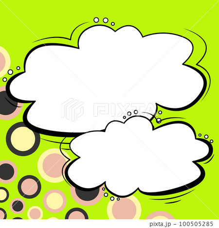 Comics Design Frames. Photo Frame Set With Explosion Bubbles For Add Collage, Funny Cute Comic Photos Collection For Promotion 100505285