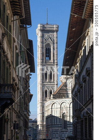 View of the Florence Cathedral, Cattedrale di Santa Maria del Fiore, Florence, Italy View of the Florence Cathedral, Cattedrale di Santa Maria del Fiore, Florence, Italy 100505775