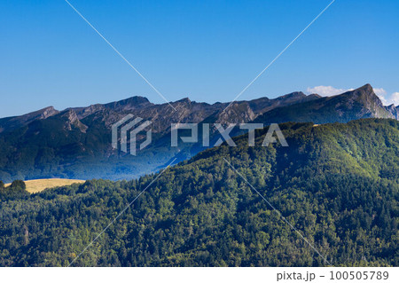 Mountain landscape of Cirone Pass, Toscano Emiliano Park in Parma province, Italy Mountain landscape of Cirone Pass, Toscano Emiliano Park in Parma province, Italy 100505789
