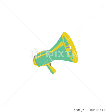 Loud Megaphone Making New Wonderful Announcement To The Public. Strong Sound Bullhorn Drawing Producing Old Amazing Advertisements For Everyone. Loud Megaphone Making New Wonderful Announcement To The Public. Strong Sound Bullhorn Drawing Producing Old Amazing Advertisements For Everyone. 100506413