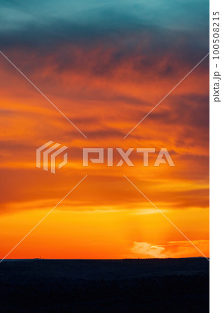 Sunset landscape of Wichita Mountains National Wildlife Refuge Sunset landscape of Wichita Mountains National Wildlife Refuge 100508215