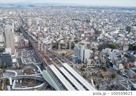 【岐阜駅】岐阜市の街並みと鉄道風景 【岐阜駅】岐阜市の街並みと鉄道風景 100509625