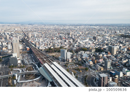 【岐阜駅】岐阜市の街並みと鉄道風景 【岐阜駅】岐阜市の街並みと鉄道風景 100509636