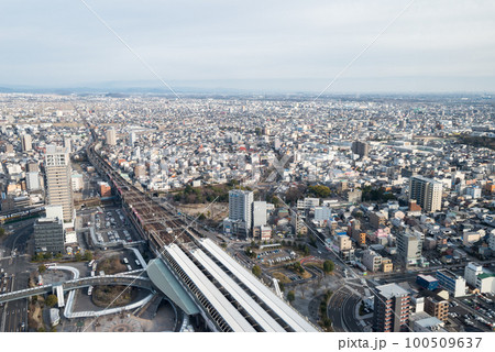 【岐阜駅】岐阜市の街並みと鉄道風景 【岐阜駅】岐阜市の街並みと鉄道風景 100509637