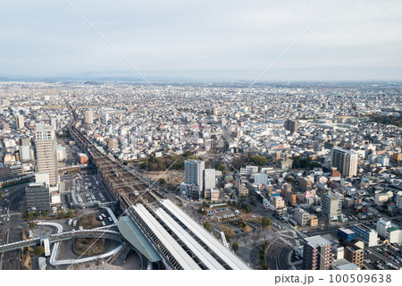 【岐阜駅】岐阜市の街並みと鉄道風景 【岐阜駅】岐阜市の街並みと鉄道風景 100509638