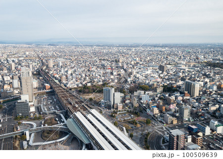 【岐阜駅】岐阜市の街並みと鉄道風景 【岐阜駅】岐阜市の街並みと鉄道風景 100509639