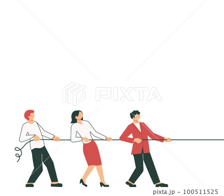 People talking about important things. Colleagues discussing agenda and brand new information. Single object without background. Bright color vector image. People talking about important things. Colleagues discussing agenda and brand new information. Single object without background. Bright color vector image. 100511525