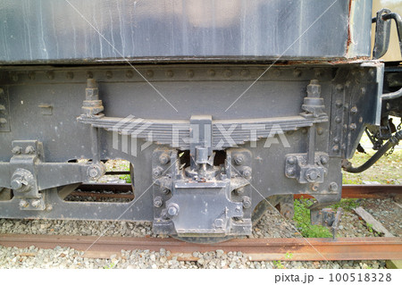 SL保存機　9600形49627の重ね板バネ 100518328