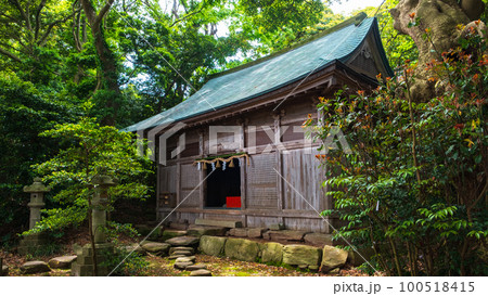 雄島の風景：大湊神社拝殿 100518415