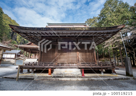 日吉大社東本宮 樹下神社拝殿 滋賀県大津市 日吉大社東本宮 樹下神社拝殿 滋賀県大津市 100519215