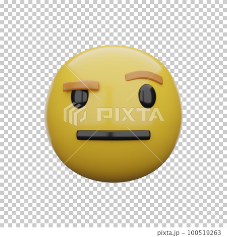 3d emoji Face with Raised Eyebrow 3d emoji Face with Raised Eyebrow 100519263