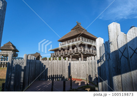 佐賀 吉野ヶ里遺跡 北内郭の主祭殿 100519873