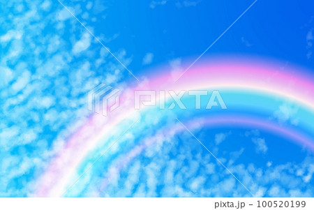 青空と虹と雲06　うろこ雲 100520199